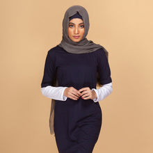 Load image into Gallery viewer, Cut And Sew Tee - Blue & White