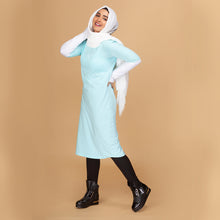 Load image into Gallery viewer, Cut And Sew Tee - Sky Blue & White