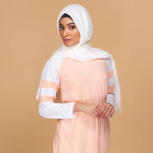 Load image into Gallery viewer, Cut And Sew Tee - Peach & White