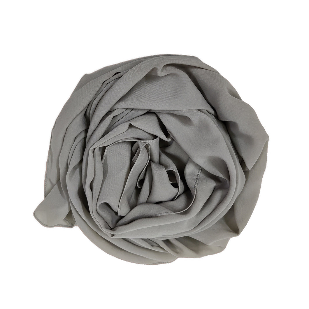 Essential Chiffon Rusari - Vision Grey