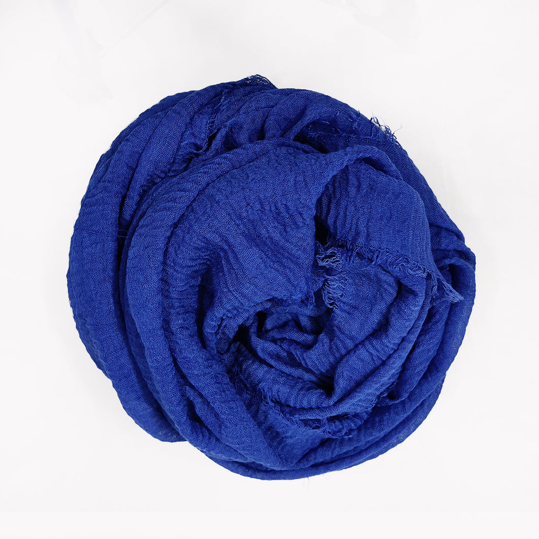 Crinkle Rusari - Royal Blue