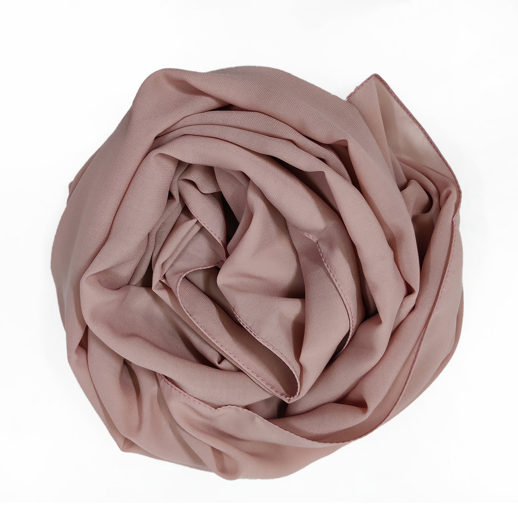 Essential Chiffon Rusari - Mauve Pink