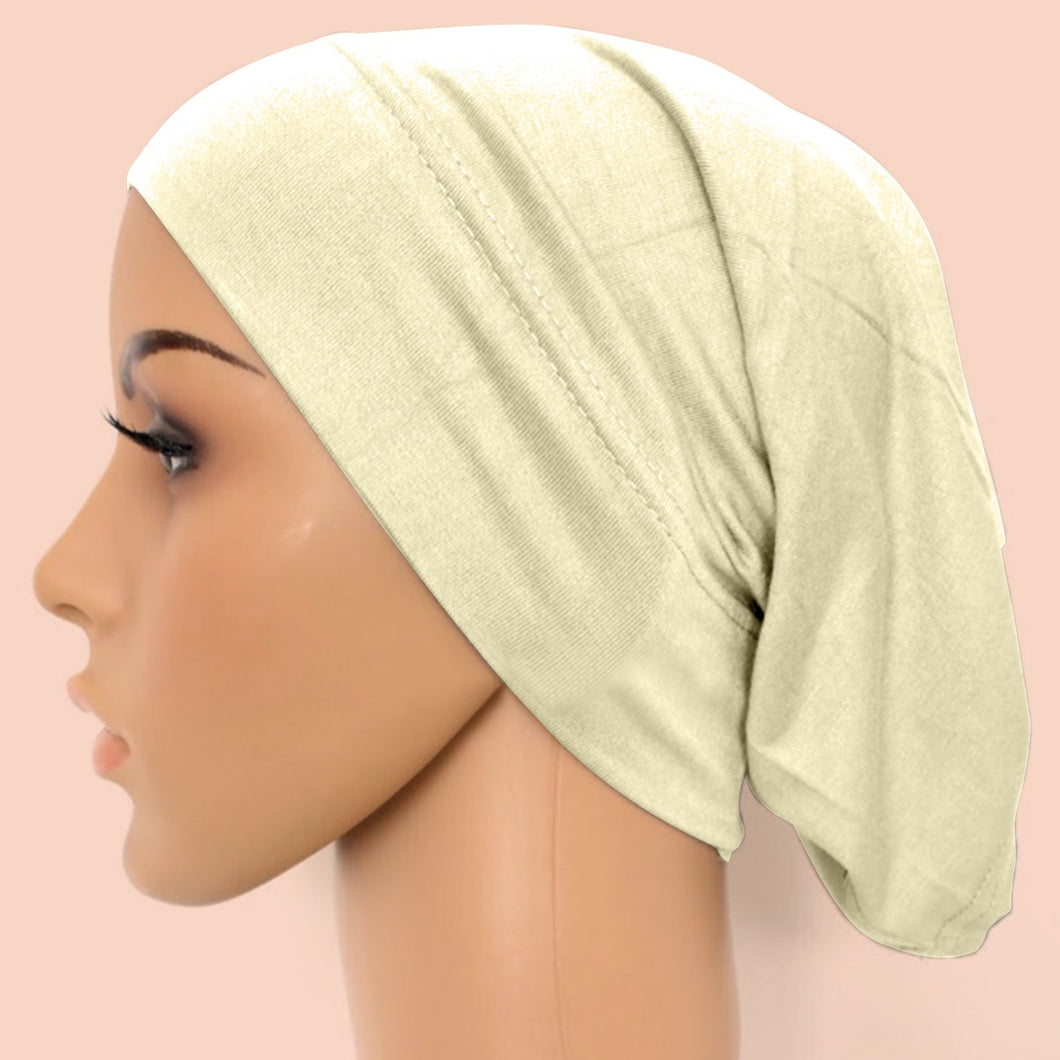 Cotton Tube Cap - Cream