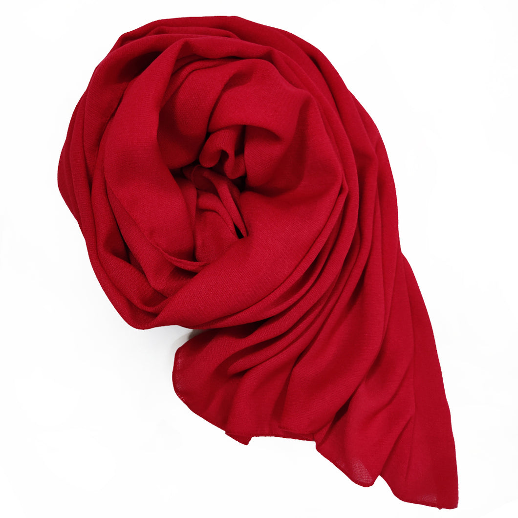 Premium Non-Slip Chiffon - Scarlet Red