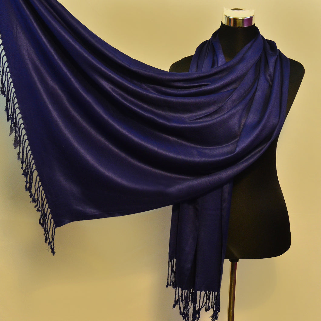 Viscose Rusari -  Navy Blue